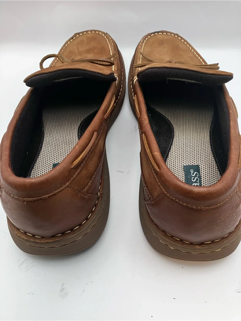 G.H. Bass & Co. Brown Suede Moc Toe Boat Shoes